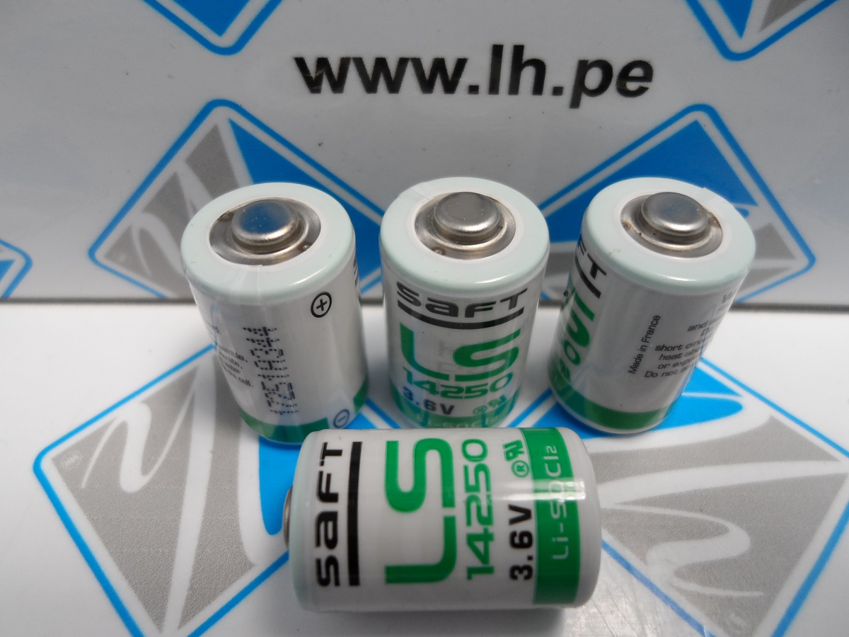 LS14250     Bateria Lithium Size 1/2AA, 3.6V, 1200mAh, Made In France